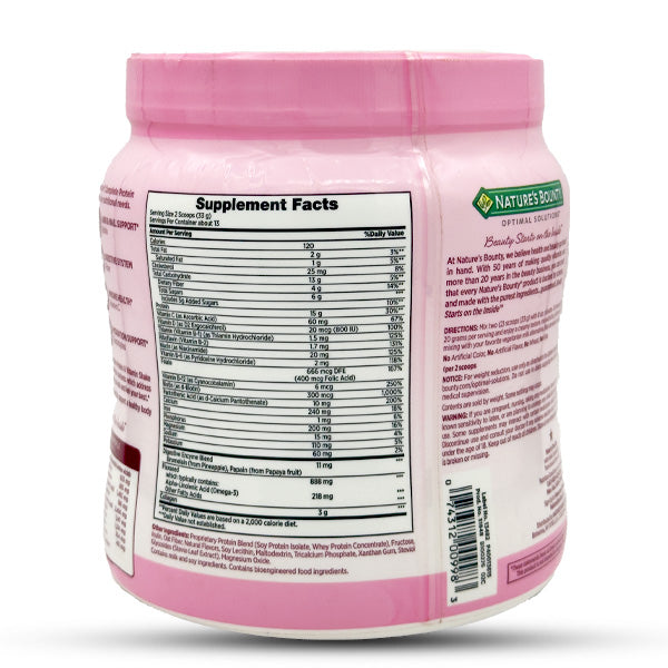 Nature's Bounty Complete Protein Vitamin Shake Mix 16 oz