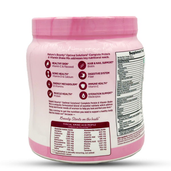 Nature's Bounty Complete Protein Vitamin Shake Mix 16 oz