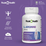 Route2Health L Arginine 1000mg 30 Tablets
