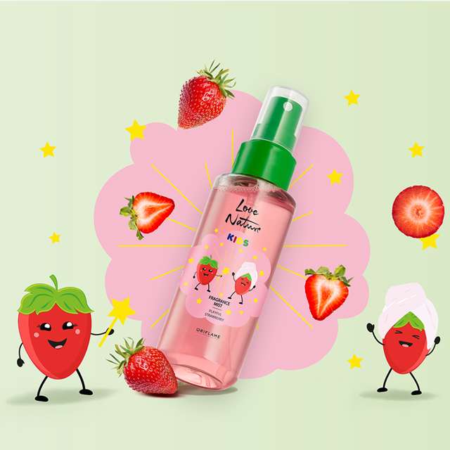Oriflame Love Nature Kids Fragrance Mist Playful Strawberry (100 ML)