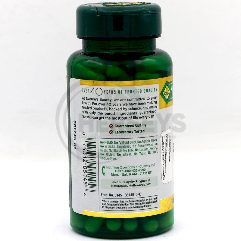 Nature's Bounty Ginger Root 550mg 100 Capsules