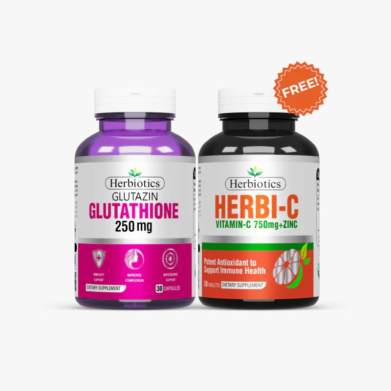 Herbiotics Fair & Glow Bundle Glutathione & Herbi C