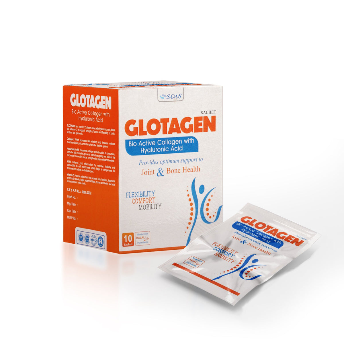 Sois Life Glotagen Collagen for Joint Support 10 Sachet