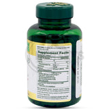 Nature's Bounty Fish Oil D3 Supplement Facts label showing EPA, DHA, Omega-3, and Vitamin D amounts.