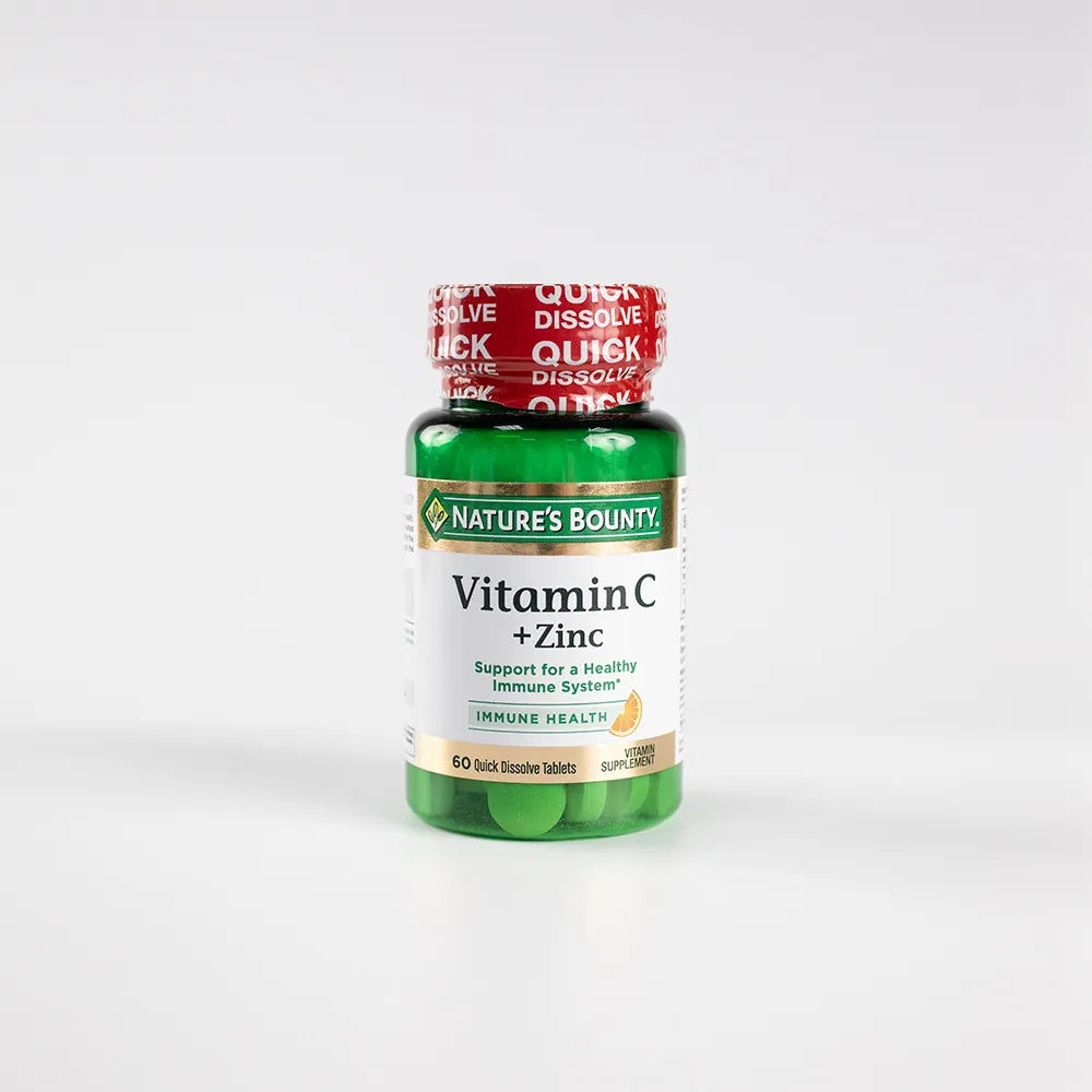 Nature's Bounty Vitamin C + Zinc Quick Dissolve Tablets