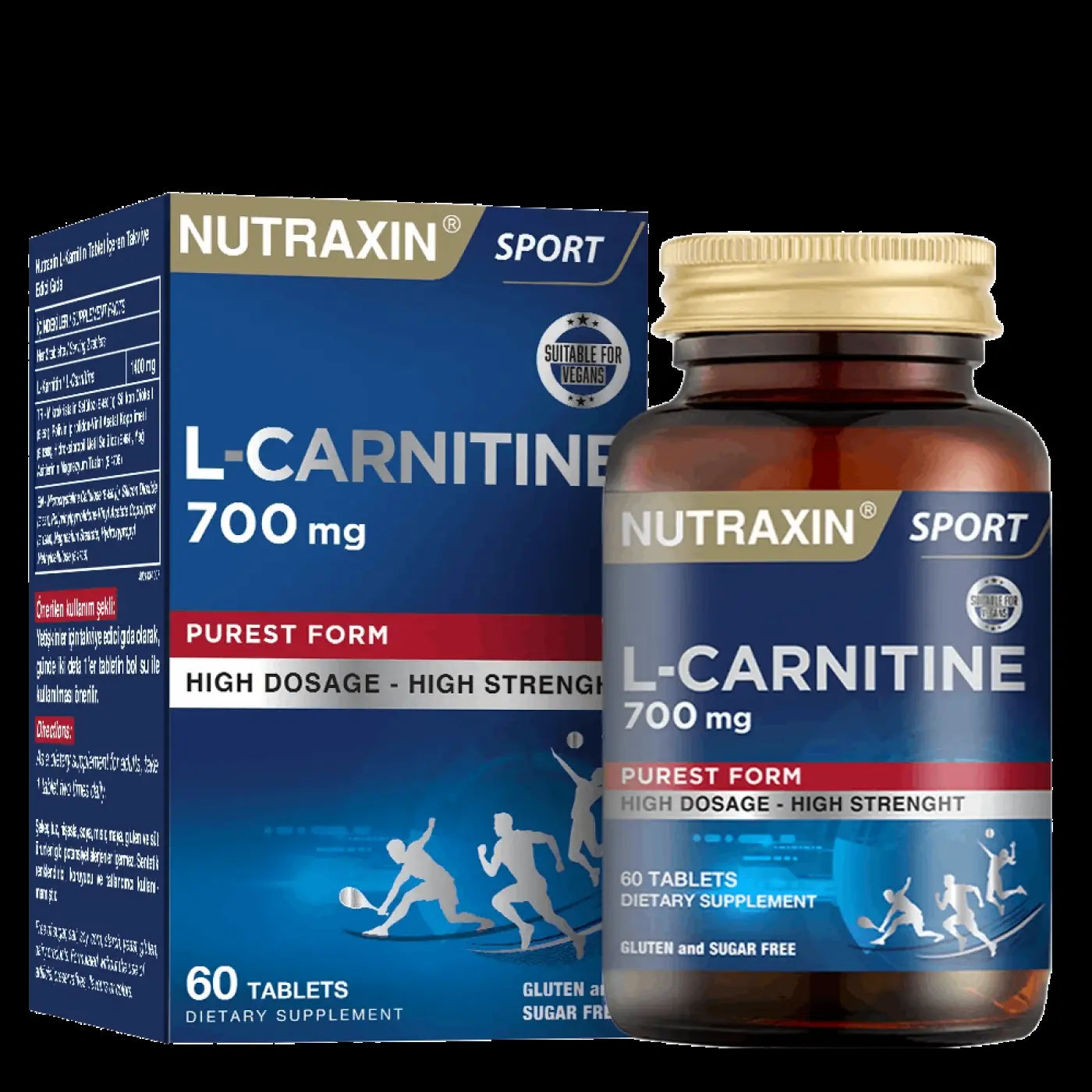 Nutraxin Sport L Carnitine 700 mg 60 Tablets