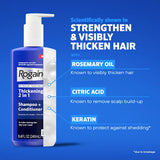 Men’s Rogaine Thickening 2 in 1 Shampoo Plus Conditioner 248ml