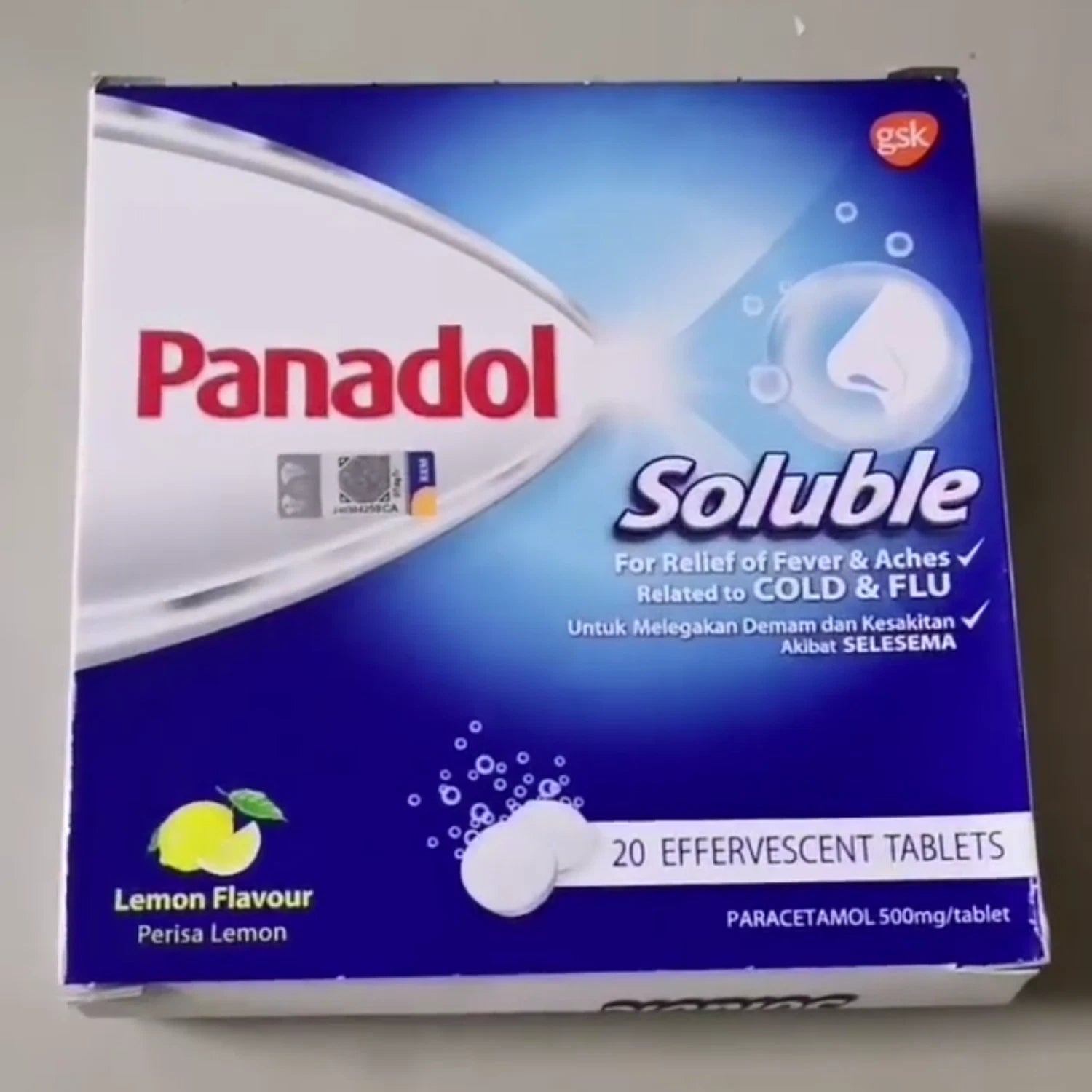 Panadol Soluble 500mg 20's Tablets