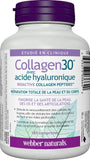Webber Naturals Collagen 30 with Hyaluronic Acid 180 Tablets