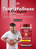 Seven Seas Omega-3 Fish Oil Plus Cod Liver Oil one a day 120 Caps