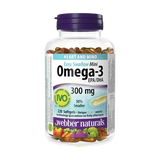 Webber Naturals Omega 3 300 mg Mini 220 Softgels