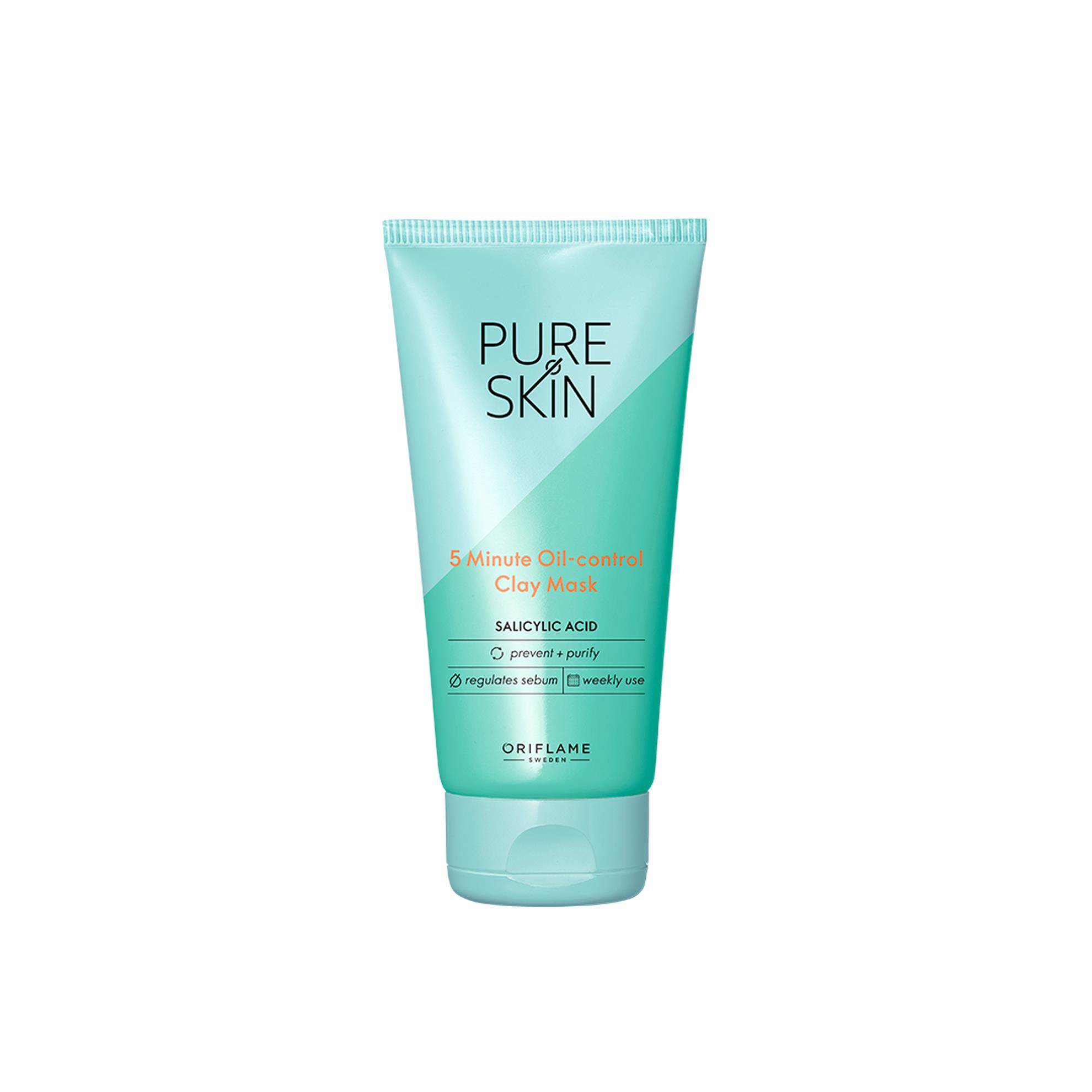 Shop Oriflame Pure Skin 5 Minute Oil control Clay Mask (50 ML) Herseys Pakistan